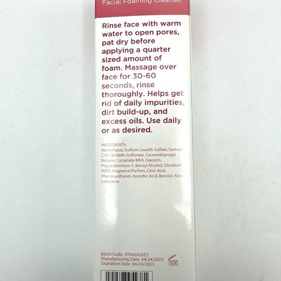 Dr Wellness Vitamin C Facial Foaming Cleanser 6.76Fl.oz-  NEW SEALED - Picture 3 of 5